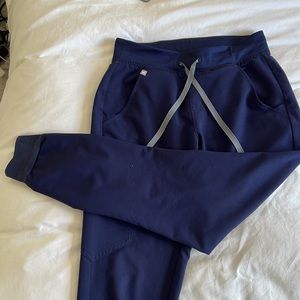 Figs navy jogger scrub pants